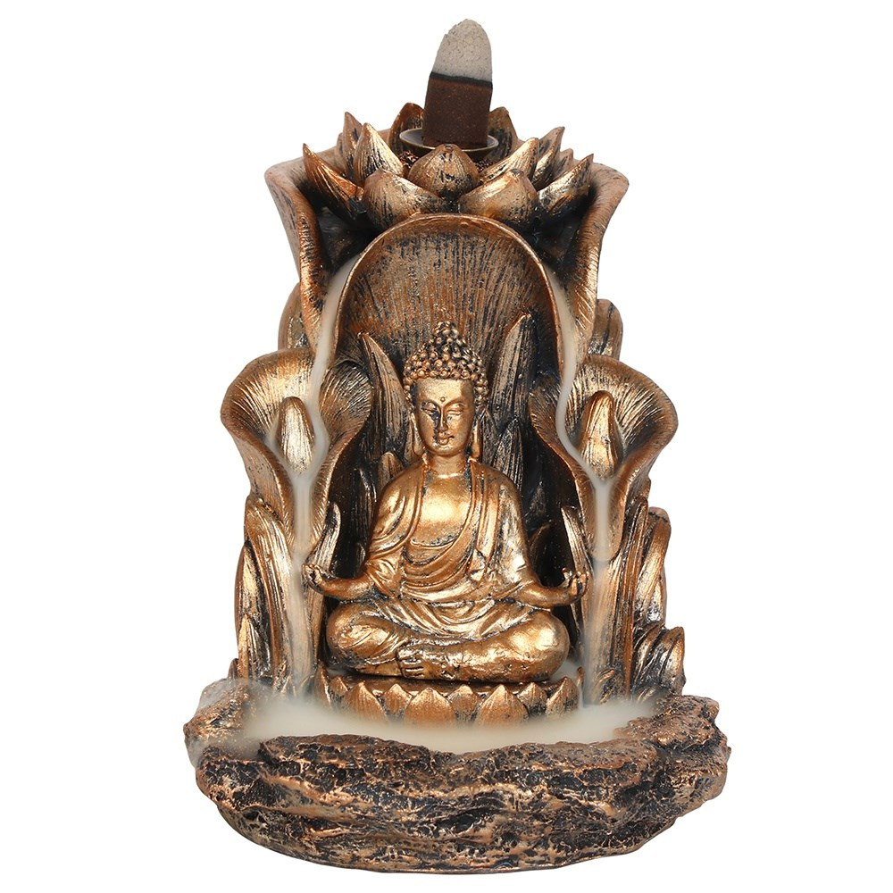 Bronz Színű Buddha Füstcsobogó