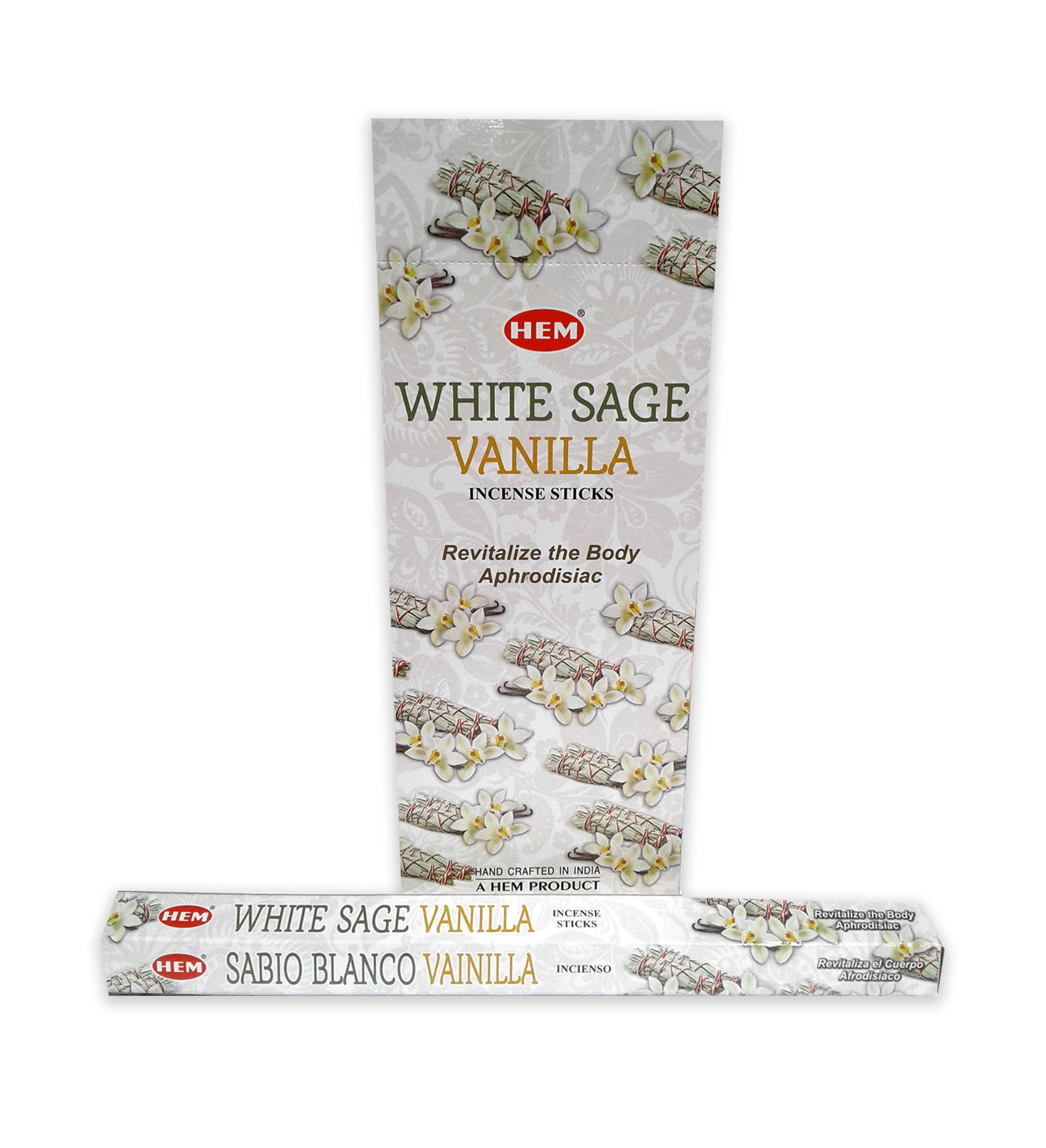 HEM White Sage-Vanilla Szálfüstölő