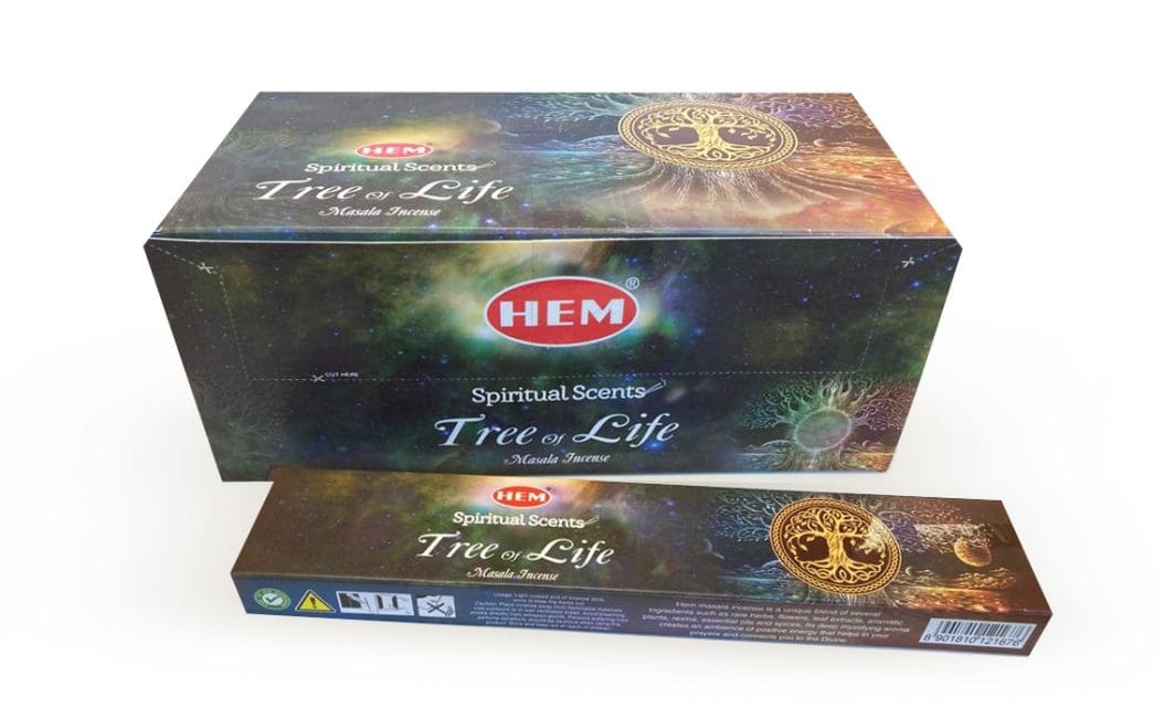 HEM Masala Szálfüstölő - Tree of Life