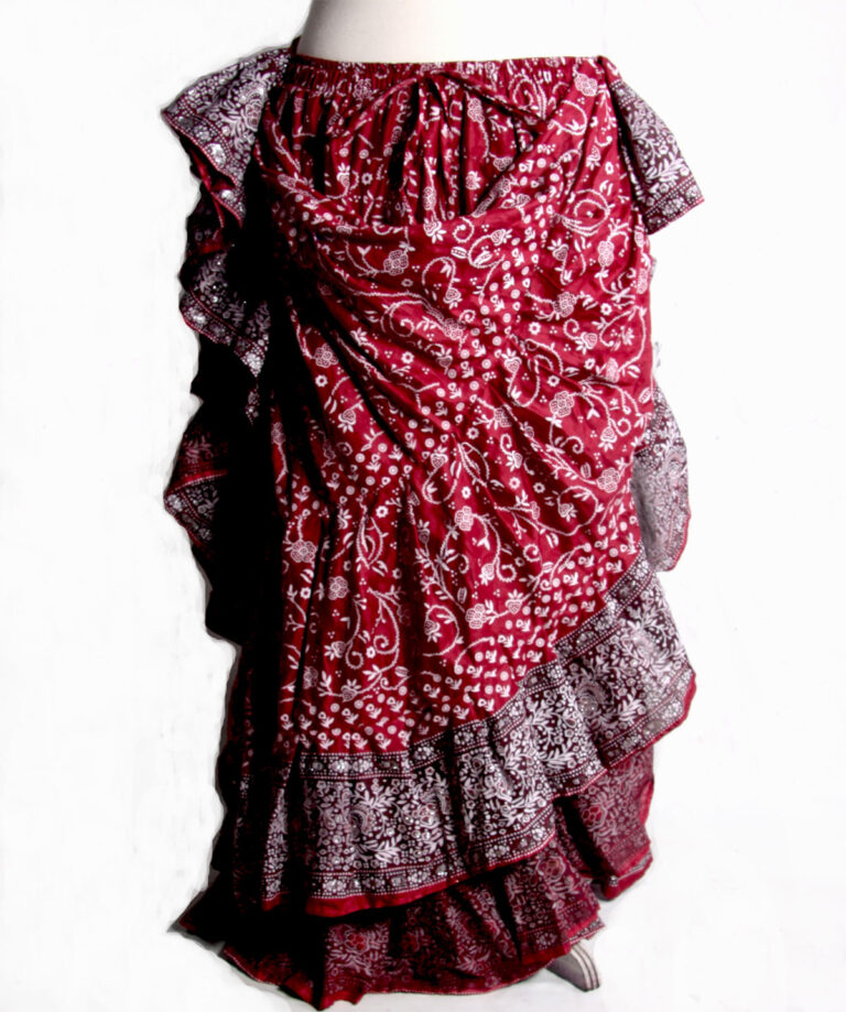 Jodha Maharani Bordó-Ezüst